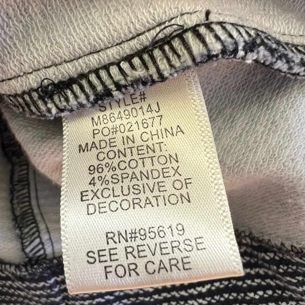 John Paul Richard Studded Puff Sleeve Moto Jacket – Blue & White Knit-S - Picture 5 of 6